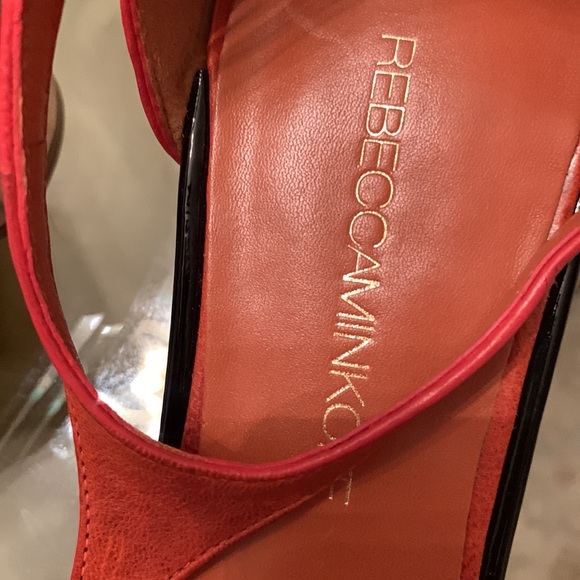 BRAND NEW LEATHER Vintage RebeccaMinkoff sandals size 10 - Picture 2 of 4
